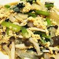 珠生ママ☆'s cooksnap of when they made めんつゆで！小松菜と玉ねぎのツナ卵炒め.