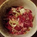 inLondon's cooksnap of when they made 優しい味わい♡トレビスと新玉ねぎのマリネ.
