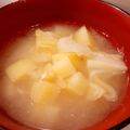 みれいく's cooksnap of when they made キャベツ・じゃが芋の味噌汁♪.