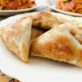 LimeLunch's cooksnap of when they made ピヨッ　ひよこまめの春巻き　サモサ風☆.