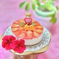 moko♪キッチン♪'s cooksnap of when they made 簡単混ぜるだけ✿ストロベリーチーズケーキ.