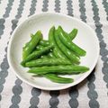 ﾁｲﾁｬﾝﾏﾏ's cooksnap of when they made シンプルなスナップエンドウ( 〃▽〃).