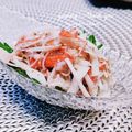 inyako's cooksnap of when they made 新玉ねぎとかにかまのナムル.