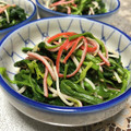 chocoraママ's cooksnap of when they made ほうれん草とカニカマのナムル.
