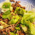 ちぃろる♪'s cooksnap of when they made 和風あん(濃)でレタスのひき肉あんかけ.