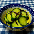 クックWZ3WQY☆'s cooksnap of when they made きゅうりと塩昆布の❇１分❇もみ漬け.