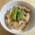 みさちゃん修業中's cooksnap of when they made 俺の黄金比 豚皿しょうが焼き 食堂風.