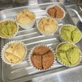 なちん3's cooksnap of when they made 簡単！ふんわり米粉の抹茶蒸しパン.