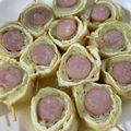 ふぅ＆かず's cooksnap of when they made 油揚げとウインナーで✽和風ロールキャベツ.