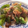 クックG1CG0C☆'s cooksnap of when they made 鰹節が決め手。我が家の無限ピーマン.