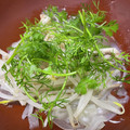 キュキュットさん's cooksnap of when they made 基本のチキンフォーおいしい蒸し鶏をのせて.