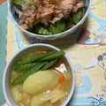 ちゃぎー's cooksnap of when they made 絹さやのごま和え.