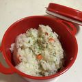 papikun's cooksnap of when they made 子どもも喜ぶ簡単炊飯器ピラフ.