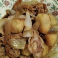 EmikoT's cooksnap of when they made 豚バラ肉とじゃがいもの甘辛照り焼き炒め.
