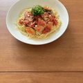 Etsu☆ko's cooksnap of when they made 10分♪ズッキーニ✿トマトソースパスタ.