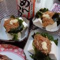 ひっこ's cooksnap of when they made わかめ・なめたけde冷奴.