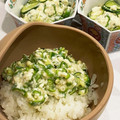 あや　ぱん's cooksnap of when they made 離乳食完了期・オクラときゅうりの白和え丼.