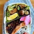マルんちの丸顔's cooksnap of when they made わっぱ弁当＊マルシンハンバーグ炒め.