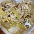 ももゆみ1230's cooksnap of when they made 鍋の残りでオートミール雑炊.