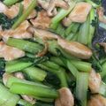 urinbou's cooksnap of when they made 鶏胸肉柔らか！小松菜と椎茸の中華炒め.