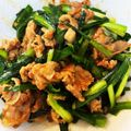みまゆ's cooksnap of when they made ニラと豚肉、豆板醤炒め。.