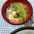 在宅勤務のおじさん's cooksnap of when they made 美味しい★いんげんの味噌汁.