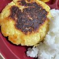 ぽてぽて☆☆'s cooksnap of when they made 絶品！びっくりのポテサラハンバーグ.