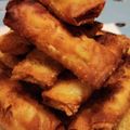 こきなりチャンネル父's cooksnap of when they made プリッホクッパリッそら豆と海老の春巻き.