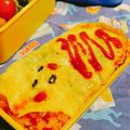柚子♡⸝⸝⸝'s cooksnap of when they made ぐでたま　オムライス　キャラ弁　簡単.