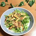 chi−ちゃん's cooksnap of when they made 水菜と油揚げのサラダ.