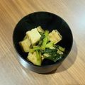 3yes's cooksnap of when they made 厚揚げ豆腐と小松菜のうまいうまい煮.