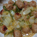 ナーちゃん's cooksnap of when they made 肉だんごと白菜の和風とろみ炒め.