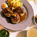 mack♪♪♪'s cooksnap of when they made まるごと新玉ねぎ！甘辛照り焼きバーグ.