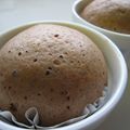 snowっ子's cooksnap of when they made ココアとオレンジの蒸しパン.