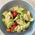 クックY8E8TA☆'s cooksnap of when they made 簡単！摘果メロンの麺つゆごま油漬け.