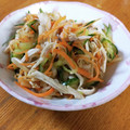 低カロ探検隊's cooksnap of when they made 懐かしの給食の味☆野菜とささみの和え物♪.