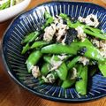 低カロ探検隊's cooksnap of when they made スナップエンドウ☆海苔ツナ和え.