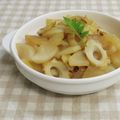umemodoki's cooksnap of when they made 素朴なお惣菜☆竹輪と大根の甘辛炒め.