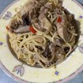 Moggieneko's cooksnap of when they made ツナとキノコパスタが絶品！ボスカイオーラ.