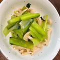 クック3Z5R7S☆'s cooksnap of when they made 小松菜とブナピーの煮びたし.