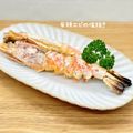 ゆーじん１１４'s cooksnap of when they made 有頭エビの簡単塩焼き（１本９８円ぐらい）.
