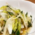BriskOzu's cooksnap of when they made もやしと新玉ねぎときゅうりのポン酢サラダ.