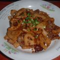 Jock's cooksnap of when they made 基本おかず♪レンコンと豚肉の甘辛炒め.