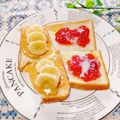 ジュリネ☆'s cooksnap of when they made 苺みるくトースト.