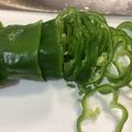 明日の風☆'s cooksnap of when they made ピーマンの切り方(大量に輪切りしたい時).