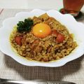 ぱふ's cooksnap of when they made 余ったカレーで混ぜカレー！自由軒風♪.