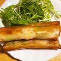 白モンブラン's cooksnap of when they made プリッホクッパリッそら豆と海老の春巻き.