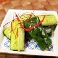 ダッフィーニーうに's cooksnap of when they made きゅうりのお漬物～青じそ風味.