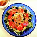 White☆Lily's cooksnap of when they made パクチー☆アボカド☆トマトのサラダ.
