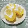 ＠迷子＠'s cooksnap of when they made ホケミでレンジ1分半♪まるごとバナナ.